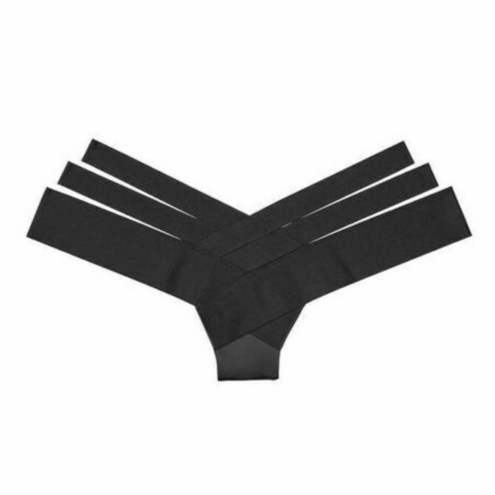VICTORIAS SECRET SEXY BANDED STRAPPY CHEEKY PANTY NWT RARE - Picture 2 of 11
